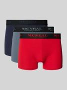 MCNEAL Trunks mit Label-Bund im 3er-Pack in Rot, Größe L