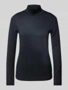 Christian Berg Woman Slim Fit Langarmshirt mit Rollkragen in Black, Gr...