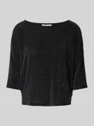 Christian Berg Woman Strickpullover mit 3/4-Arm in Black, Größe L