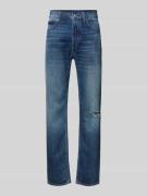 Hugo Blue Regular Fit Jeans im Destroyed-Look Modell 'Jonah' in Dunkel...