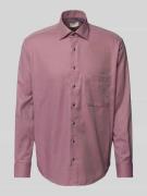 ETERNA Comfort Fit Business-Hemd mit Knopfleiste in Rot, Größe 46