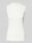 Christian Berg Woman Shaped Fit Top aus reiner Baumwolle in Offwhite, ...