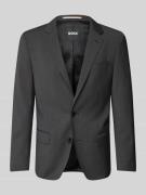 BOSS 2-Knopf-Sakko mit Reverskragen in Anthrazit, Größe 26