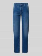 Pepe Jeans Straight Fit Jeans mit 5-Pocket-Design Modell 'CAREY' in Bl...