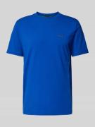 BOSS Green T-Shirt mit Label-Print in Royal, Größe M