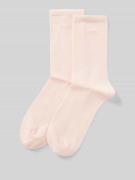 BOSS Socken mit Label-Print im 2er-Pack in Rose, Größe 35-38