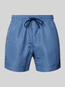 BOSS Badehose mit elastischem Bund Modell 'Vibe' in Hellblau, Größe M