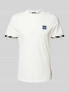 Antony Morato T-Shirt mit Label-Badge in Weiss, Größe L