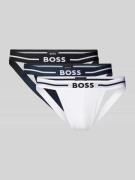 BOSS Jockstrap mit elastischem Label-Bund im 3er-Pack in Black, Größe ...