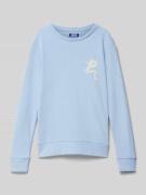 Jack & Jones Comfort Fit Sweatshirt mit Statement-Print in Bleu, Größe...