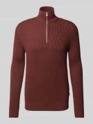 Jack & Jones Premium Strickpullover mit Troyer-Kragen Modell 'RBLALIAM...