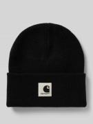 Carhartt Work In Progress Beanie mit Label-Patch Modell 'Ashley' in BL...