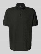 ARMANI EXCHANGE Poloshirt mit Label-Details in Oliv, Größe XL