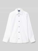 Paul Dantus Slim Fit Freizeithemd mit Knopfleiste in Weiss, Größe 140