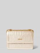 Liu Jo White Handtasche mit Label-Applikation Modell 'ADONIDE' in Gold...