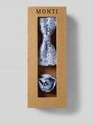 Monti Seidenfliege im Set mit Einstecktuch in Bleu, Größe 1