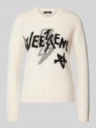 Weekend Max Mara Strickpullover mit Label-Print Modell 'KANSAS' in Off...