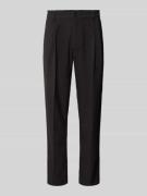 Jack & Jones Baggy Fit Anzughose mit Bundfalten Modell 'Julian' in Bla...