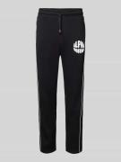 Alpha Industries Regular Fit Sweatpants mit Label-Print in Black, Größ...