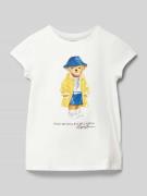 Polo Ralph Lauren Kids T-Shirt mit Polo Bear Print Modell 'BEAR' in Of...