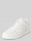 Pegador Sneaker mit Label-Applikation Modell 'SERENUS LOW' in Weiss, G...