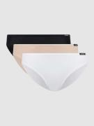 Skiny Slip mit Stretch-Anteil im 3er-Pack in Beige, Größe 36