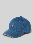 Polo Ralph Lauren Basecap mit Logo-Stitching in Jeansblau, Größe 1