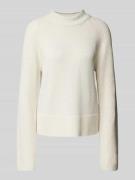 Betty Barclay Strickpullover mit gerippten Abschlüssen in Offwhite, Gr...