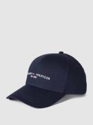 Tommy Hilfiger Basecap mit Logo-Stitching in Dunkelblau, Größe 1