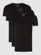 Lacoste T-Shirt aus Baumwolle im 3er-Pack in Black, Größe M