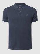 Marc O'Polo Poloshirt aus Baumwolle in Marine, Größe L