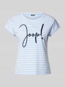 JOOP! T-Shirt mit Label-Stitching Modell 'Teri' in Bleu, Größe 34