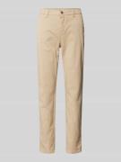 MAC Slim Fit Chino mit verkürztem Schnitt Modell 'TURN UP' in Beige, G...