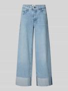 MAC Wide Leg Jeans im 5-Pocket-Design Modell 'Nevada' in Hellblau, Grö...