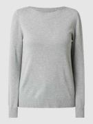 s.Oliver RED LABEL Pullover aus Viskose-Baumwoll-Mix in Silber Melange...