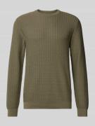 Jack & Jones Premium Strickpullover mit Strukturmuster Modell 'TRAVIS'...