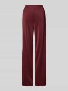 Pieces Regular Fit Hose mit weitem Bein Modell 'FELICIA' in Bordeaux, ...