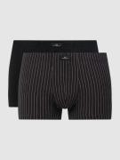 Götzburg Wäsche Trunks im 2er-Pack in Black, Größe XXL
