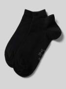 Christian Berg Woman Sneaker-Socken mit Label-Detail im 2er-Pack in Bl...
