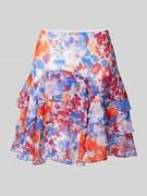 Lauren Ralph Lauren Minirock mit Volants Modell 'VERHRAY' in Weiss, Gr...