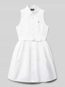 Polo Ralph Lauren Teens Polokleid mit Bindegürtel Modell 'LATOYIA' in ...