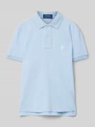 Polo Ralph Lauren Teens Slim Fit Poloshirt mit Logo-Stitching in Bleu,...