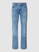 REVIEW Straight Fit Jeans in Blau, Größe 32/30
