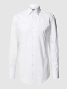 BOSS Slim Fit Businesshemd mit extra langem Arm in Weiss, Größe 39L