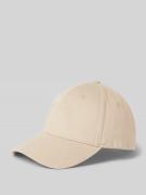 Karo Kauer Basecap mit Label-Stitching in Beige, Größe 1