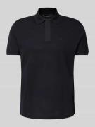 Emporio Armani Poloshirt mit Label-Stitching in Marine, Größe L