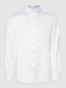 ETERNA Regular Fit Businesshemd aus Twill in Weiss, Größe 43