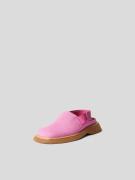 Jacquemus Slipper mit Brand-Prägung in Pink, Größe 45