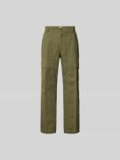 Closed Relaxed Fit Cargohose mit Stretch-Anteil in Oliv, Größe 31