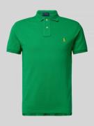 Polo Ralph Lauren Custom Slim Fit Poloshirt aus reiner Baumwolle in Ap...